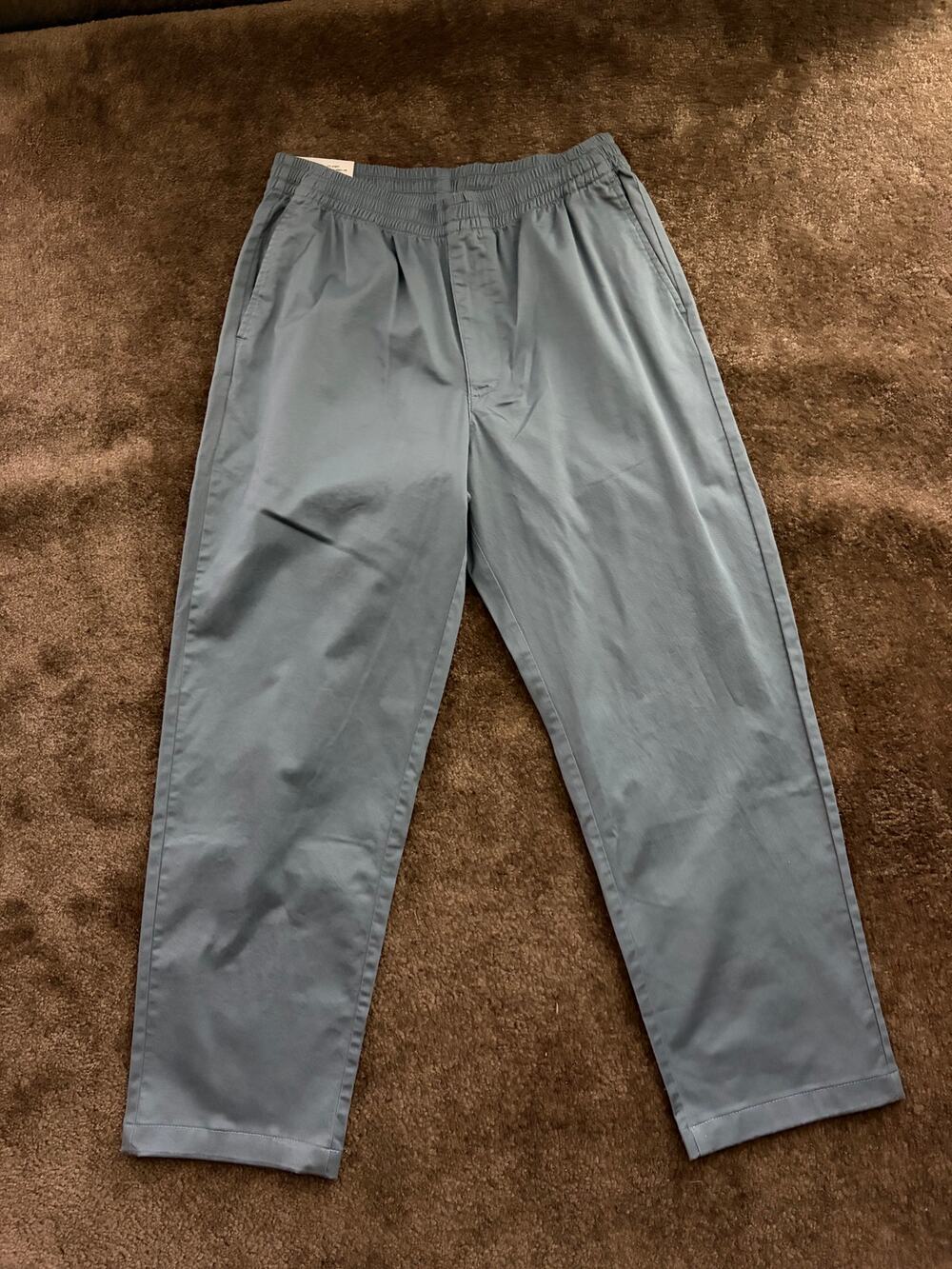 Uniqlo Cotton Relaxes Easy Ankle Pants Green (30-33 x 28.5) NEW WITH TAGS